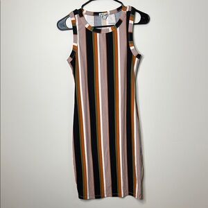 Justify Black and White Bodycon Mini Dress